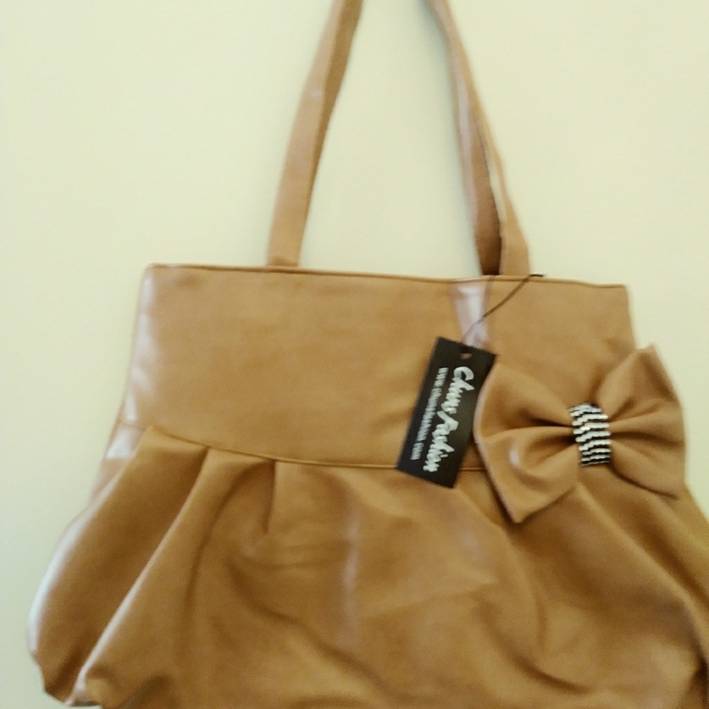 Camel Shoulder Handbag Tote